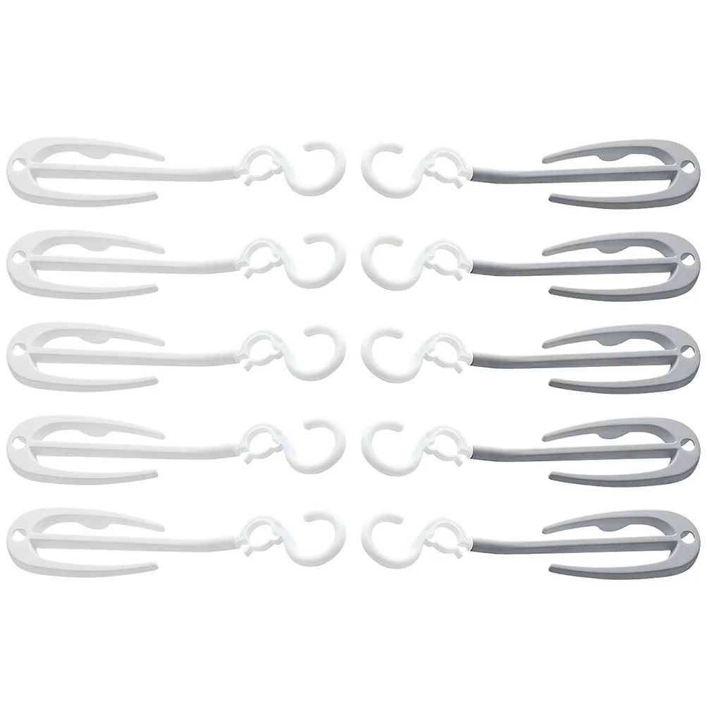 

10pcs Heavy Duty Premium Shoe Rack Organizer for Sneakers Towels Socks Scarves Space Saving Hanging Shoe Hanger Closet Storage