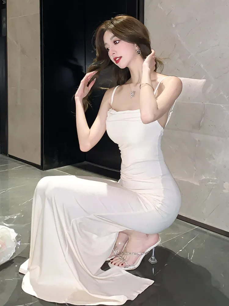 

Kardaian Fi Tail Strap Dr Aosphere Sensual Slimming Sexy Lady Long Dr Commute Korean Sle Slim Fit Cotton Casual