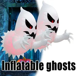 Halloween inflatable horror ghost out of the window blowing inflatable halloween party outdoor yard garden lawn decoration