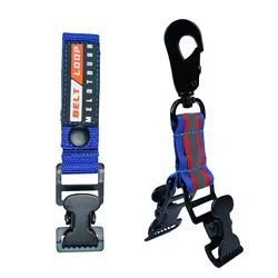 MELOTOUGH Firefighter Glove Strap | Work Glove Holder Clip with Glove Leash Swivel Snap Hook,Alligator Clip