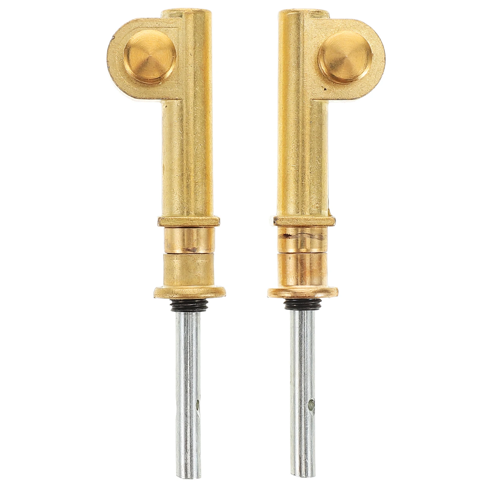 

2 Pcs Erhu Copper Shaft Tuning Pegs Anti Mechanical Replacement Parts for Musical Instrument Accessories Scroll Adjustment