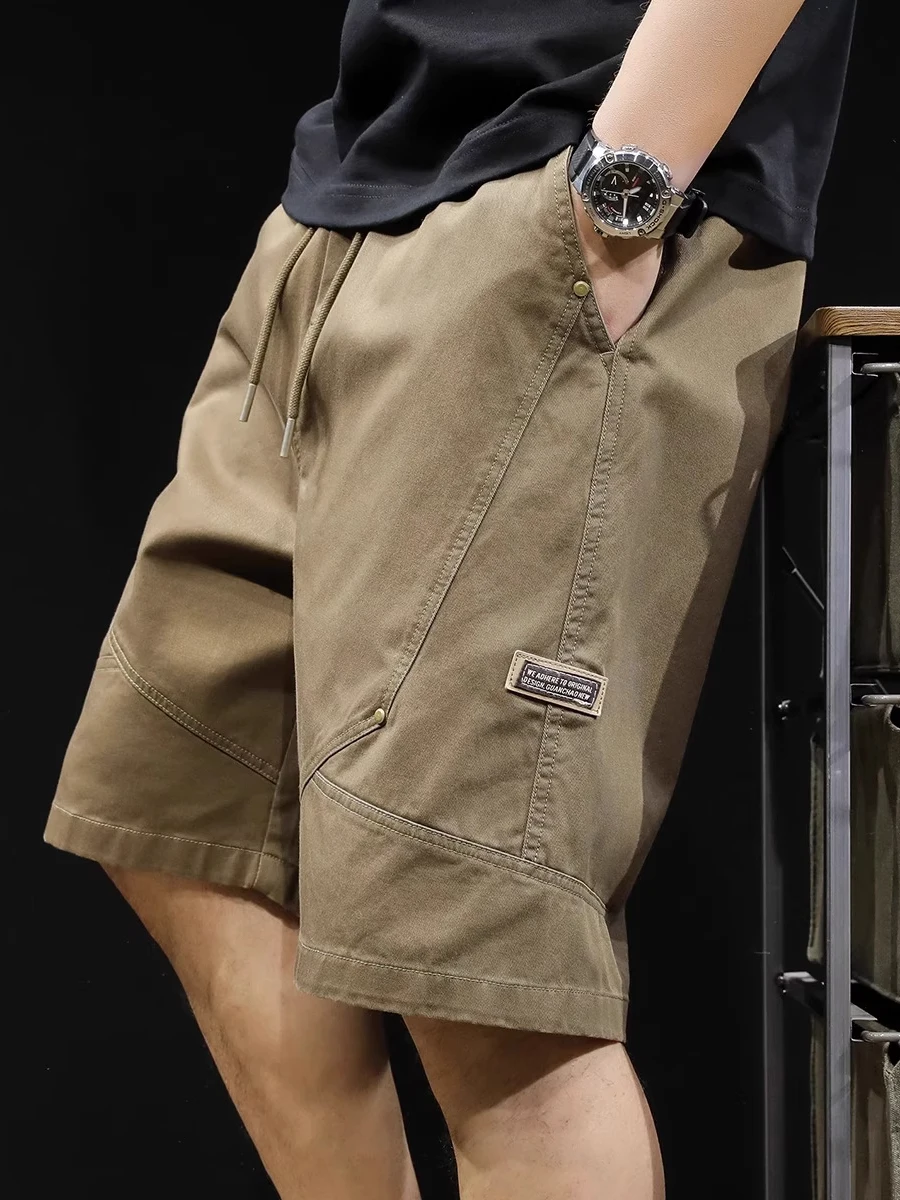 

Large Size 300 Pou American Workwear orts Men Summer Mid-Pants Casual Five-Part Pants Summer Outdoor Trendy Brand