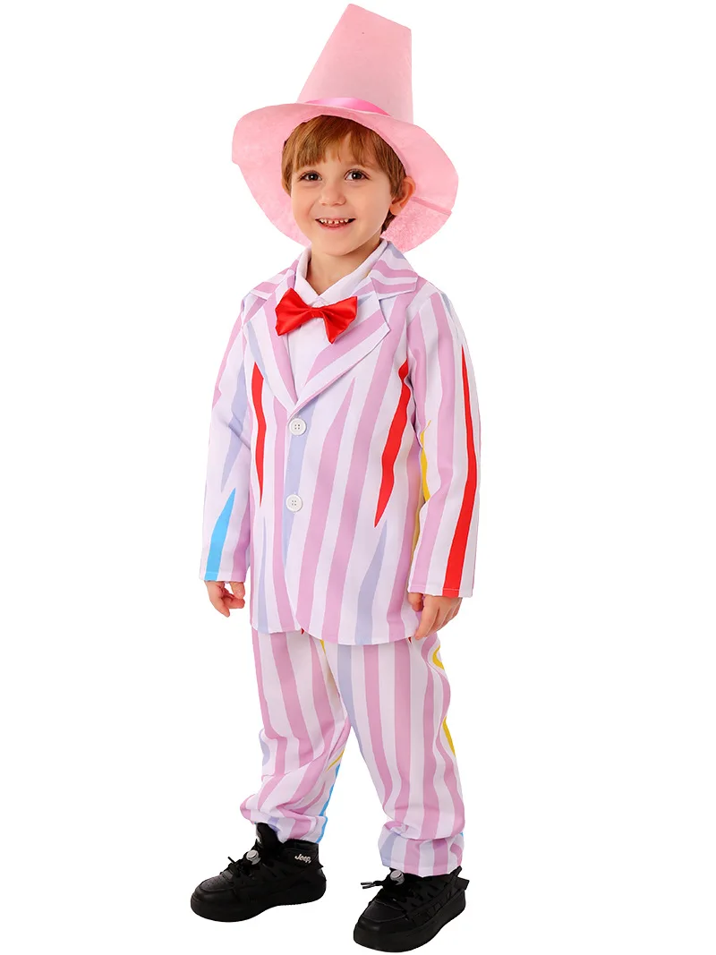 Halloween Outfit Süßigkeiten Junge Honig Cosplay lustige Kinder Kostüm für Kinder rosa Süßigkeiten Anzug