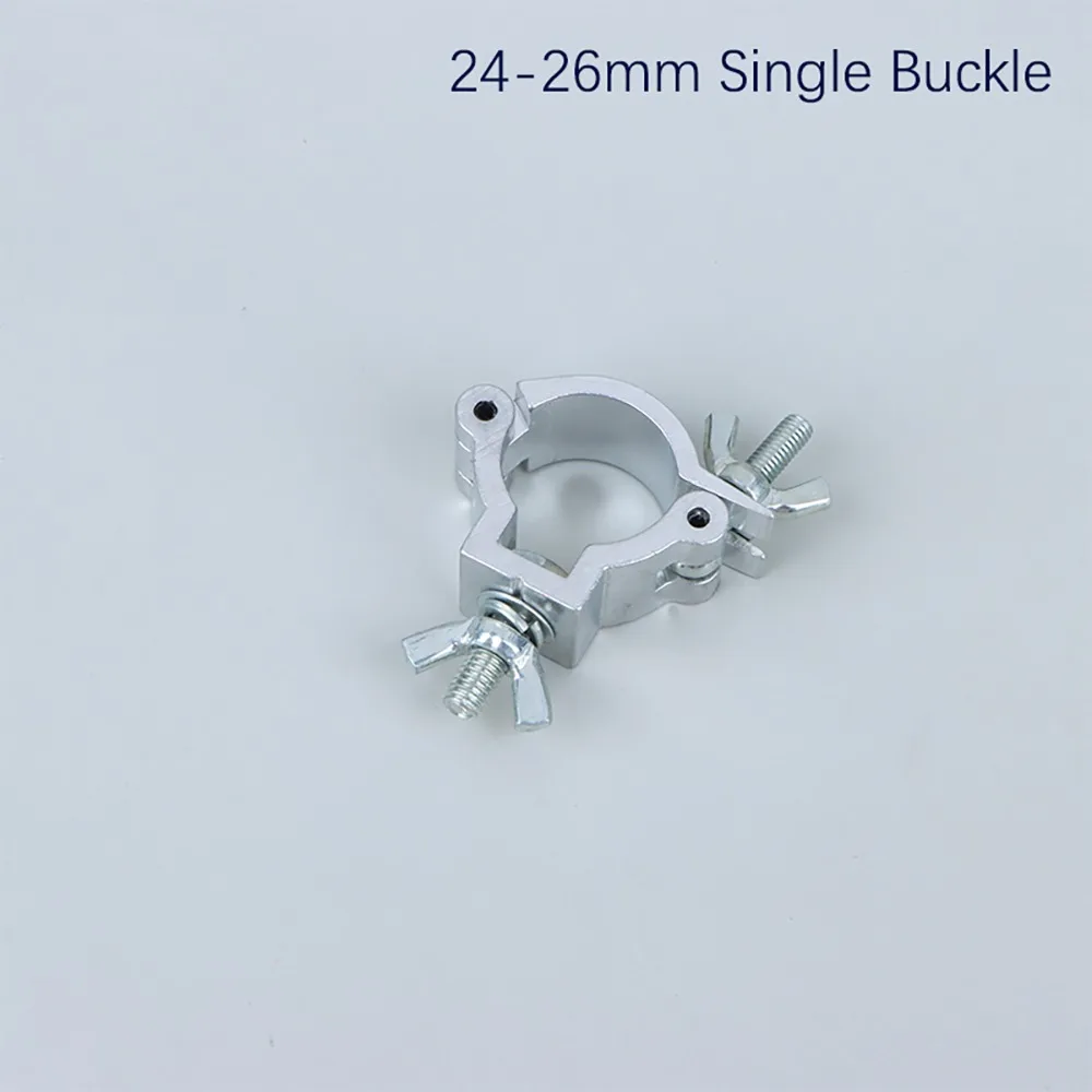 1Pcs Aluminum Alloy Stage Lights Truss Clamp Clip Bracket Quick Release DJ Light Clamps Silver 18-21mm 38-52mm Lamp Hanger Hooks