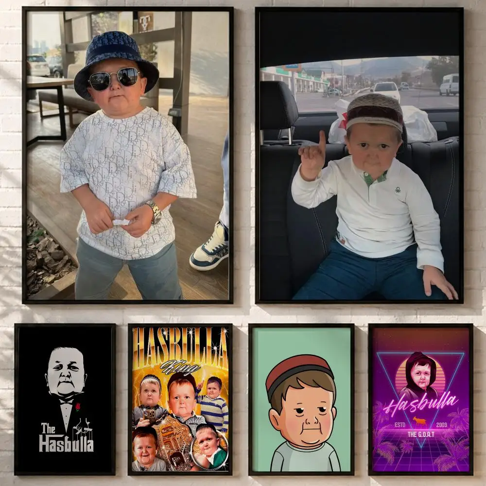 Hasbulla Internet Star Poster HD poster wall art self-stick no-residue for home cafe office great gift
