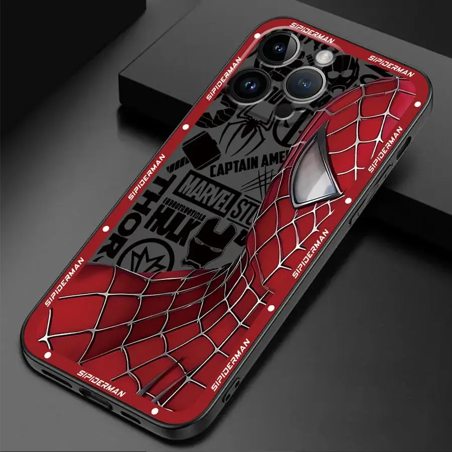 Marvel Spider Man Venom Cool Case for Google Pixel 7 Pro 8 Pro 6a 6 Pro 7a 8a Bumper Luxury Black Soft Cover