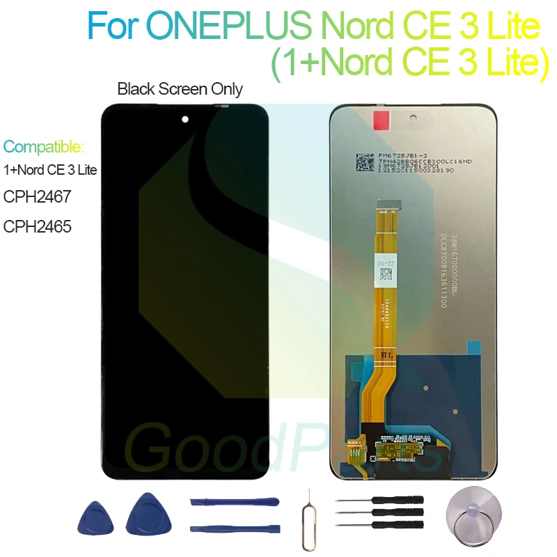 For ONEPLUS Nord CE 3 Lite LCD Display Screen 6.72