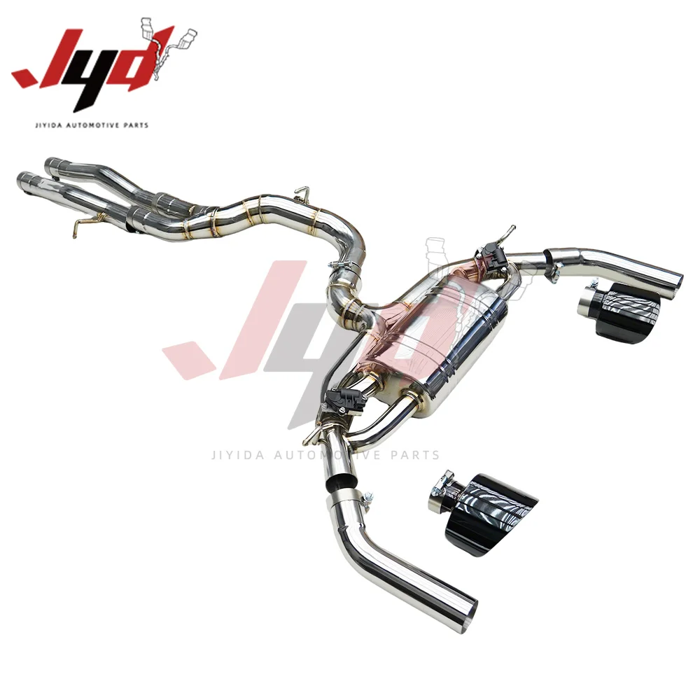 JYD Catback Exhaust for  RS3/TTRS 8V/8Y 2.5T Car Exhaust System Stainless Steel Material Exhaust Pipe with RS Tips