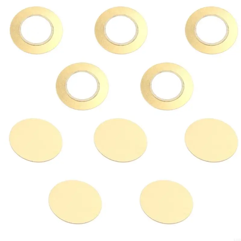 

L1EE Set Of 10 27mm Piezo Disc Piezoelectric Buzzers Suitable For Sound Alerts In Toy And Gadgets Crafted From Copper&Ceramic