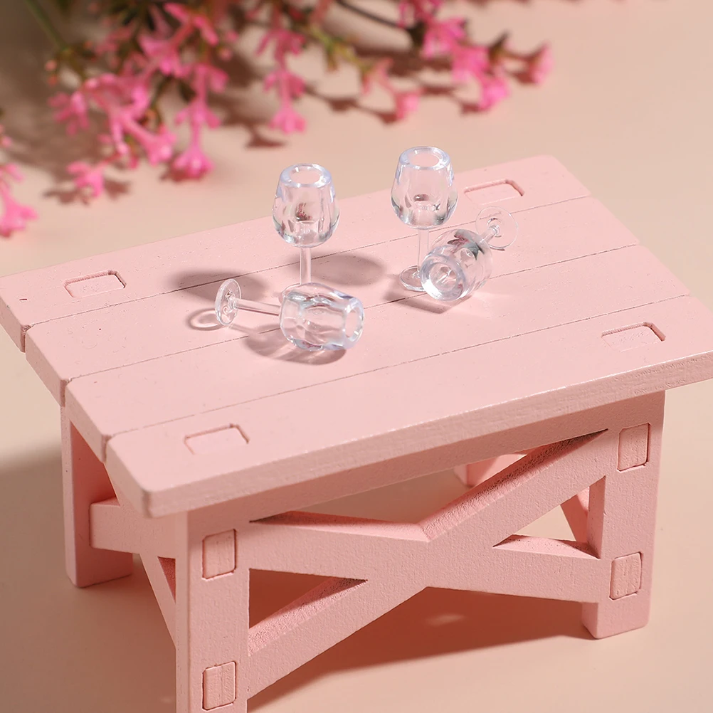 

20 шт. миниатюрные кухонные аксессуары, бокал для вина, мебель, кукольный домик, декоративные очки для