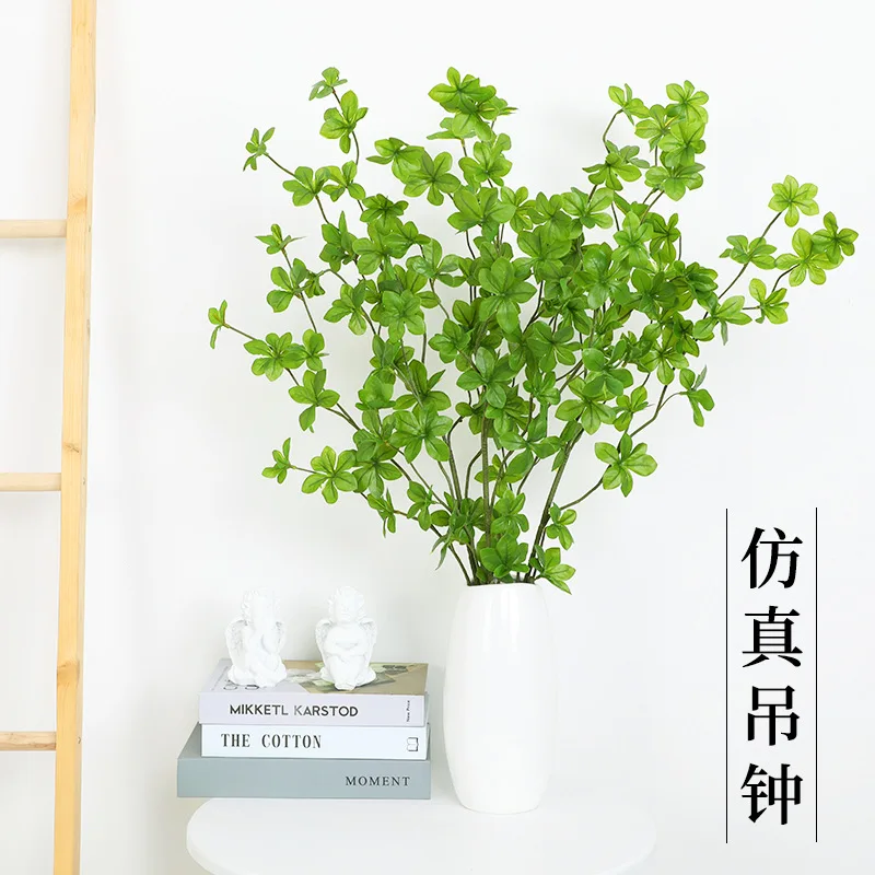 

Simulation Flower Japanese Hanging Bell Plant Single Horse Drunken Wood Branch Living Room Desktop Greenery Decorative Ornaments