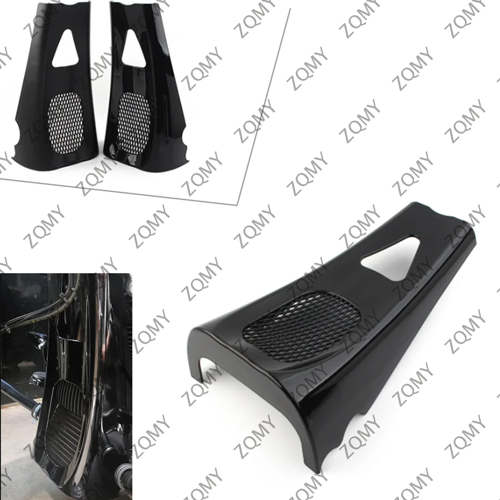 Stretched Chin Spoiler Scoop ABS For M8 Harley Davidson Touring Road Street Glide 2017-up Motorcycle Accessories