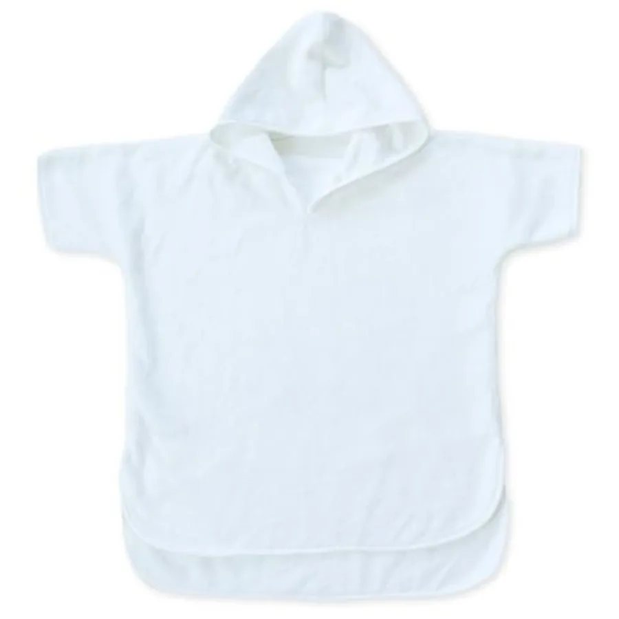 Natemia Hooded Towel Poncho 100% Organic Cotton - and Toddler Beach Towel with Hood - GOTS Certified - Gentle on Sensitive Skin