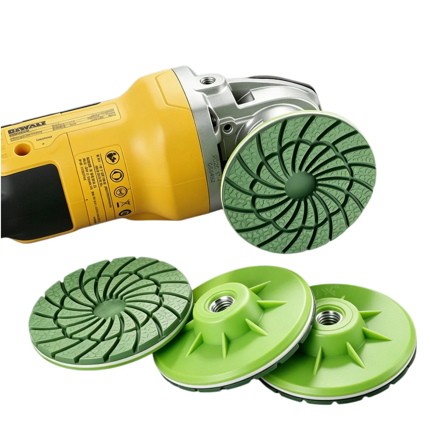 3Inch Diamond Polishing Pad 80mm M10 Thread Resin Bond Grinding Disc for Stone Tile Marble Granite Glass Edge Chamfer Polishing
