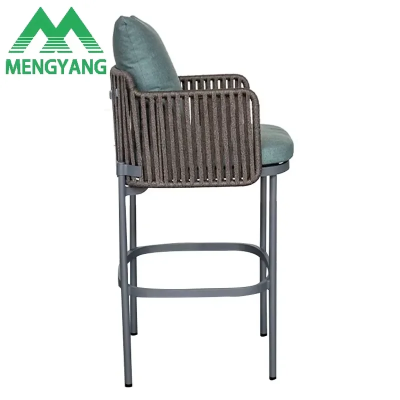Factory Wholesale Modern Outdoor Bar Stools Chairs for Kitchen Velvet Bar Furniture