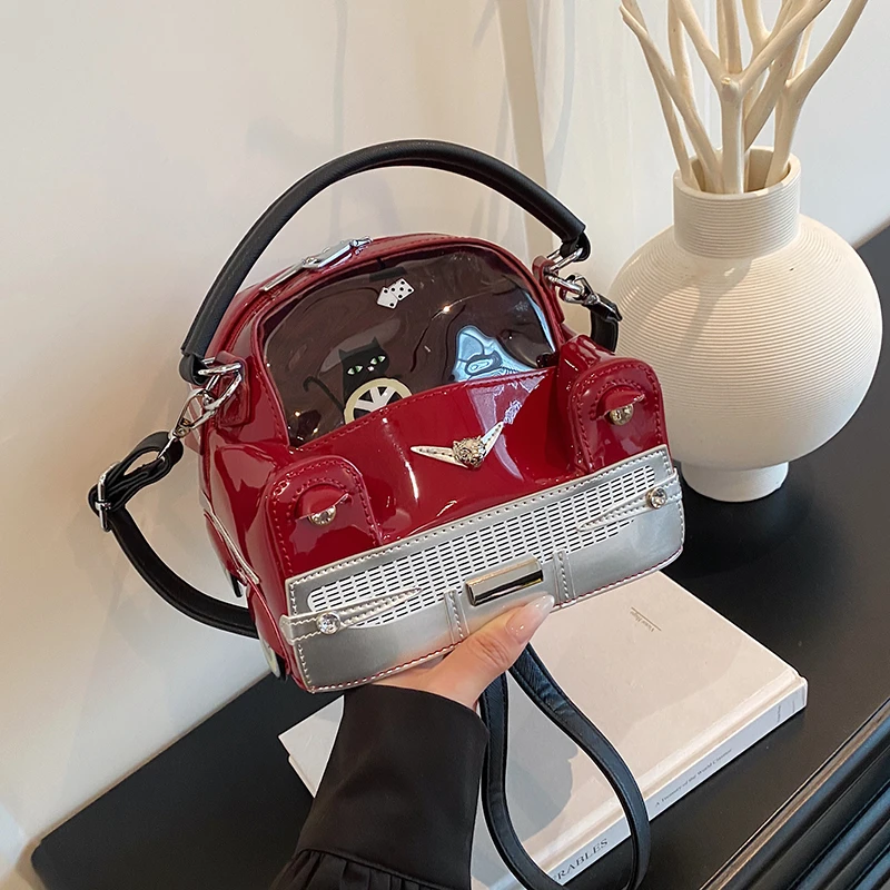 

Creative New PU Square Shoulder & Crossbody Bags 2026 Fashion Large Capacity Retro Design Personality Handbags for Women