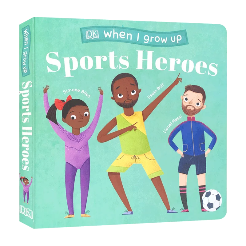 

When I Grow Up Sports Heroes DK, Children's books aged 3 4 5 6, English picture book, 9780241412688