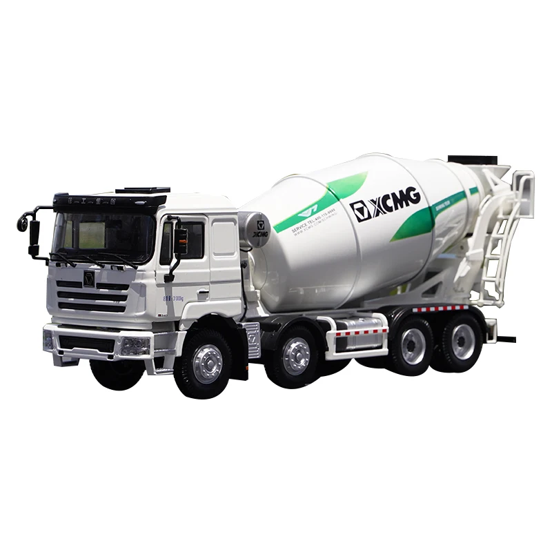 

Collectible Alloy Model 1:35 Scale XCMG Schwing V7 8X4 Concrete Mixer Truck Engineering Machinery DieCast Toy Model Decoration