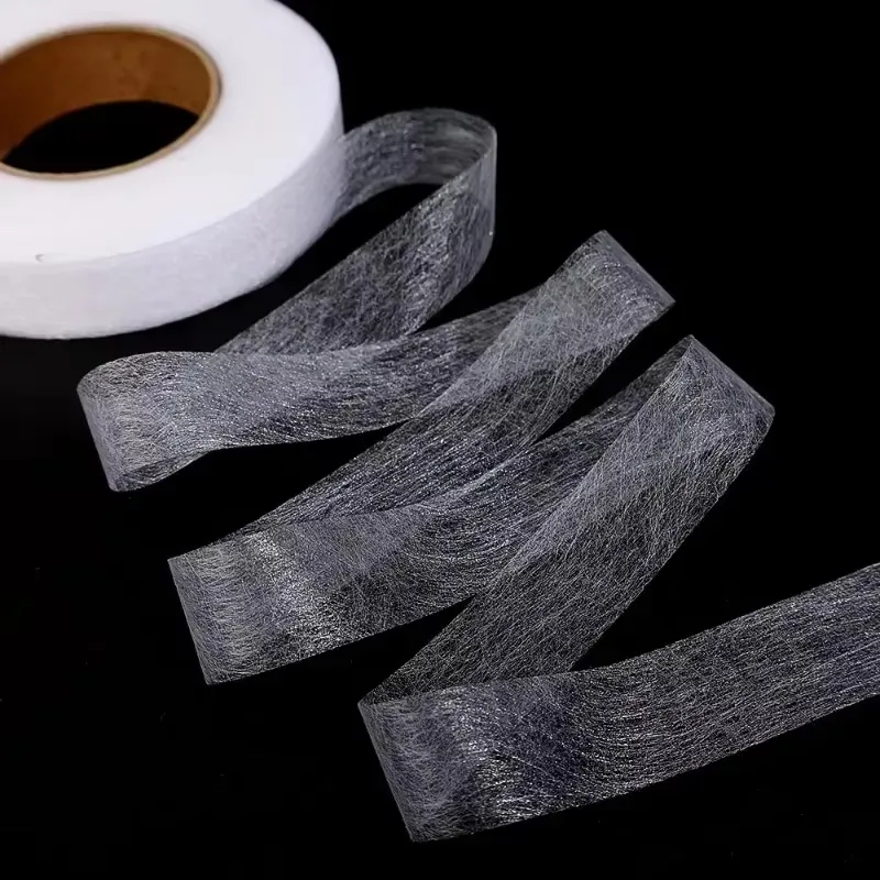 Dubbelzijdig non-woven interlining plakband opstrijkbare zoom tape rand inkorten reparatie broek voor hoeden kleding doe-het-zelf naaien ambachten