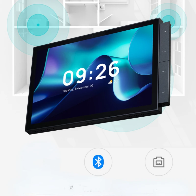

Умный центральный экран каракули со встроенными двумя 10-дюймовыми панелями zigbee, поддержка Wi-Fi сетки