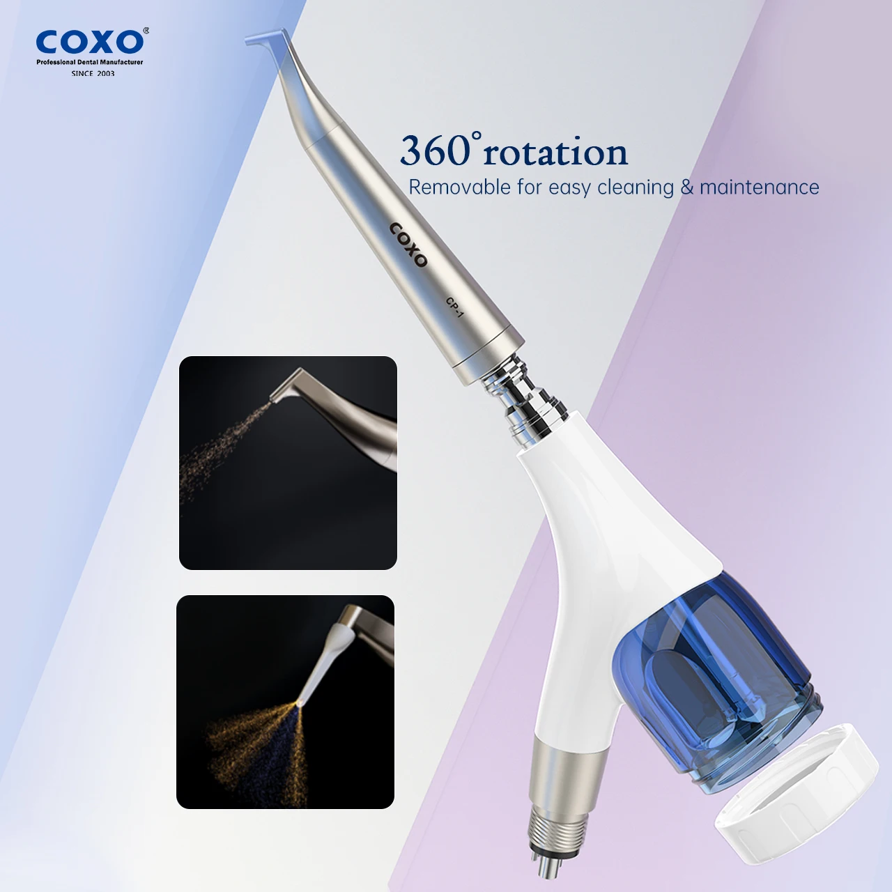 Dental CP-1 Air Flow Coxos Air Polisher Supragingival Subgingival Teeth Whitening Poishing Dentistry Tools