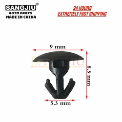 20Pcs Compatible With For Mazda 3 Mazda 6 CX-9 CX-7 Nissan Armada Murano Leaf Versa Door Weatherstrip Hood Seal Clip BP4K-58-762