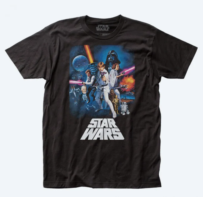 Koszulki z krótkim rękawem, luźne i wygodne, z nadrukiem inspirowanym sci-fi, Star Wars i amerykańskimi eksploracjami, dla kobiet i mężczyzn, idealne na ulicę.