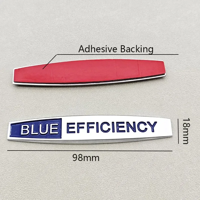 2pcs 3D Metal Logo Blue Efficiency Emblem Sticker Car Fender Side Badge For Mercedes Benz W203 W204 W205 W212 W213 Accessories