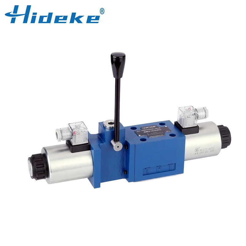 4WEMM10 manual, electric integrated emergency, solenoid manual valve 4WEMM10E/J/H/M/G hydraulic Operated Directional  12V/220V
