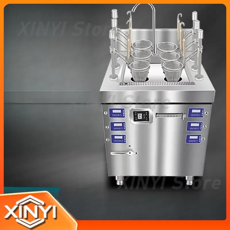 Electric Noodle Cooking Machine for Commercial Use with Timer and Electric Heating for Restaurant Noodle Stall
