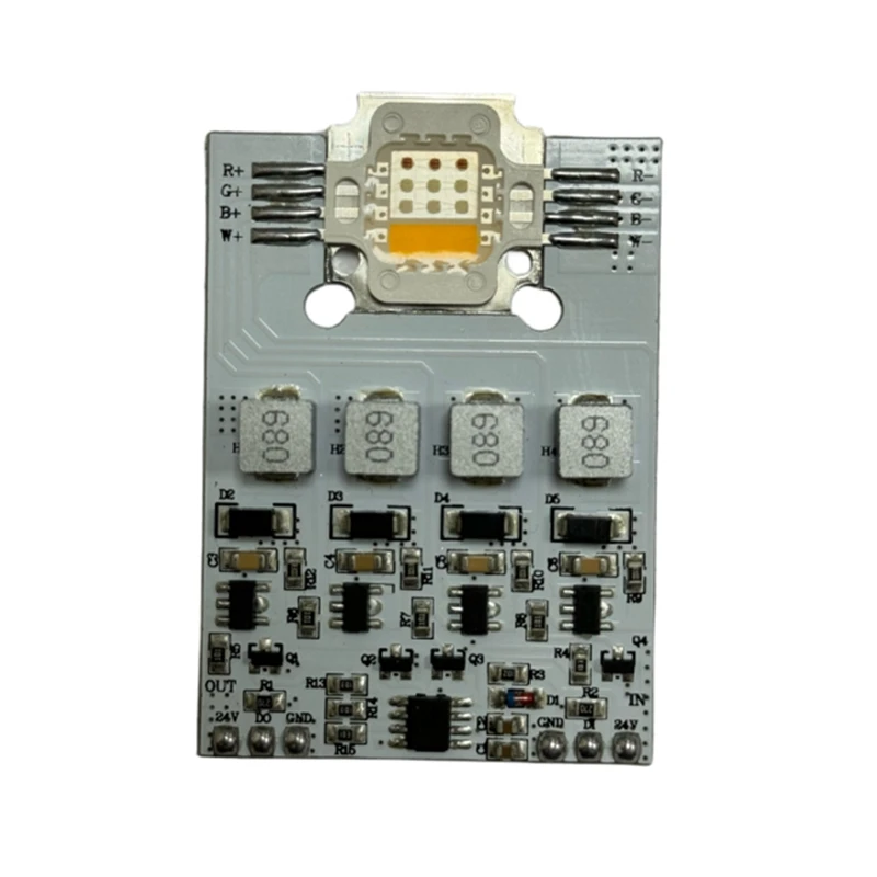 Módulo de píxeles LED direccionable UCS2904 12W RGBW de alta potencia Luz DC12V Entrada RGBW Luz LED digital para luces de inundación duraderas (A)