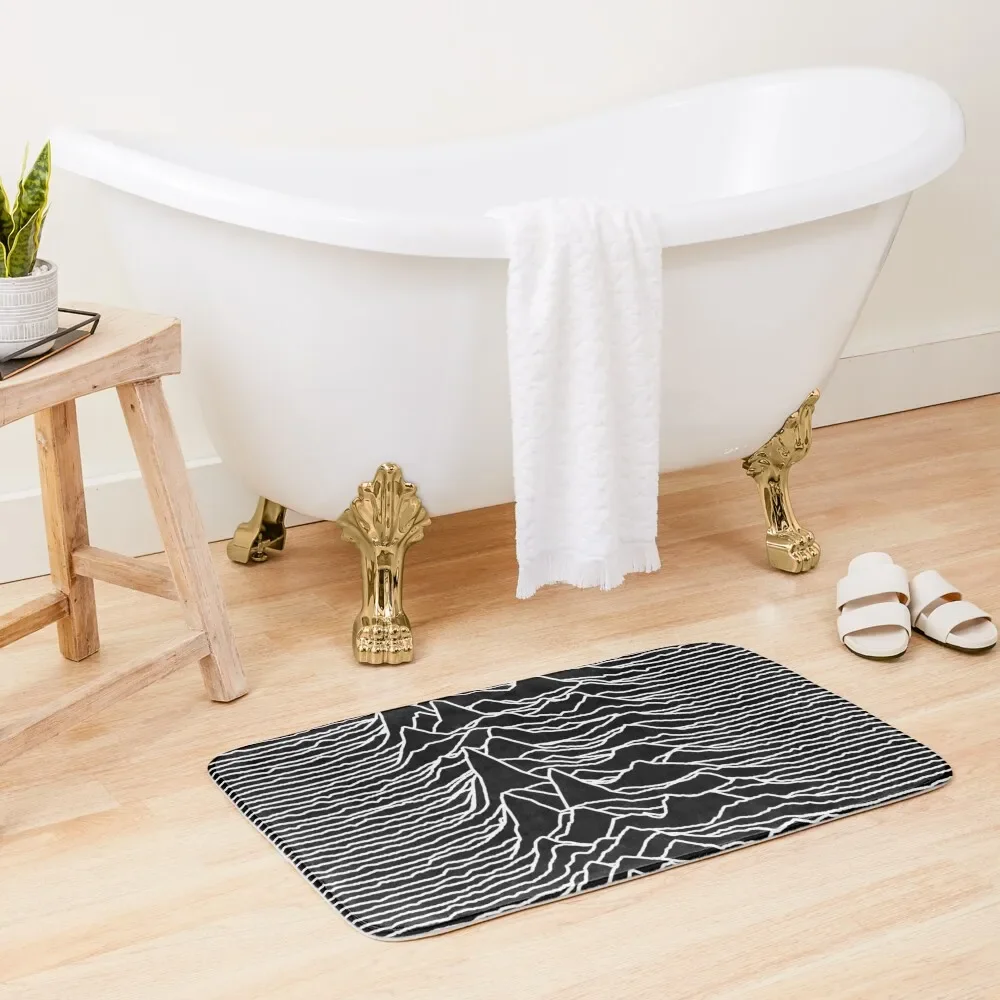 

Unknown Pleasures [J01] Bath Mat Anti-Slip Shower Household Items Bathroom Rug Mat