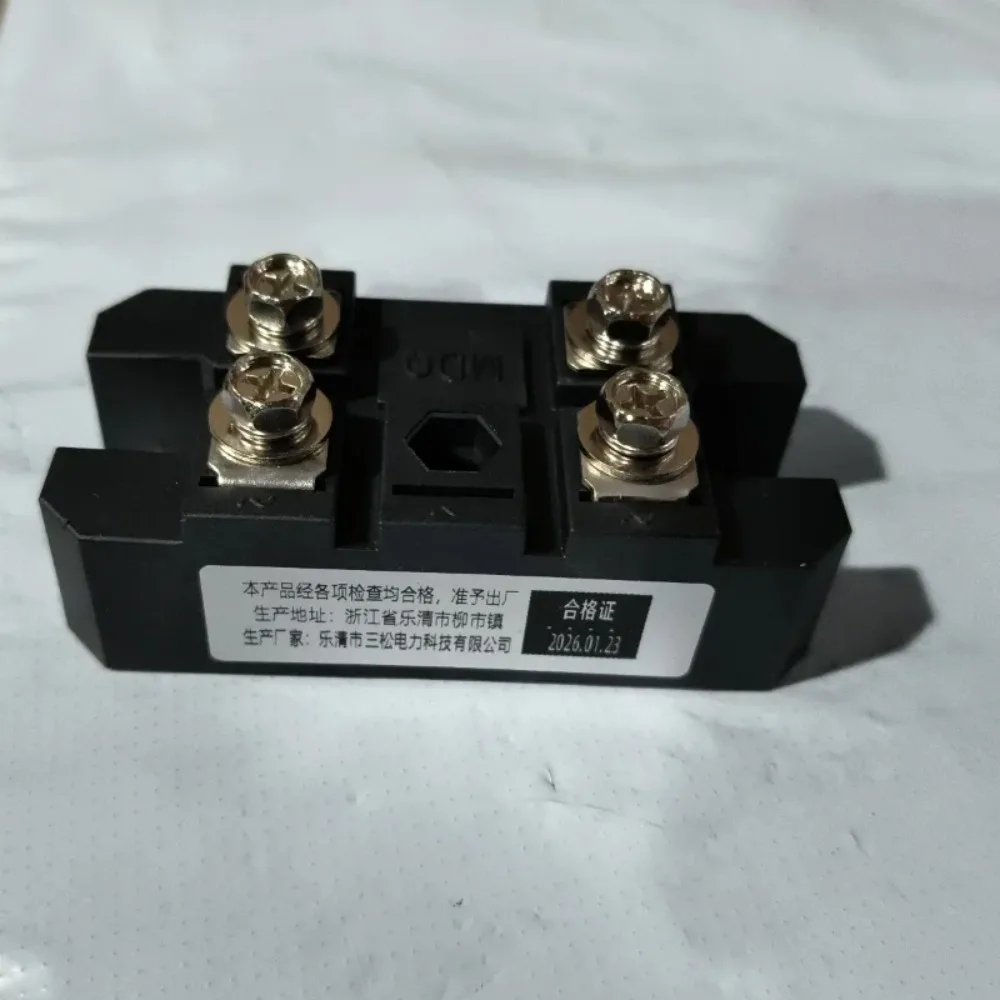 1 Pcs High Power Bridge Rectifier 100A Single Phase Diode Bridge Rectifier 4 Terminal 1600V Diode Bridge Rectifier Module