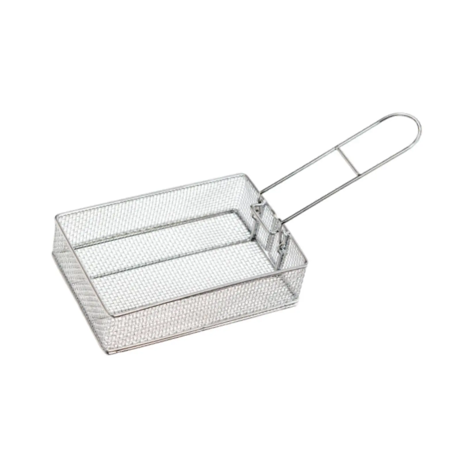 

Fry Basket,Table Stainless Steel French Fries Holder Cooking Tool Food Strainer for Restaurant Grill Dining Room Sausages Fish