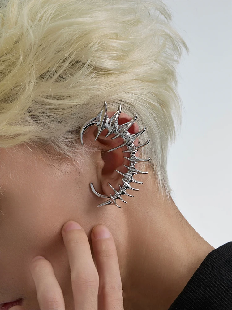 2024 New Bramble Tip Piercing Cyberpunk Style Men's And Women's Jewelry Party Gifts