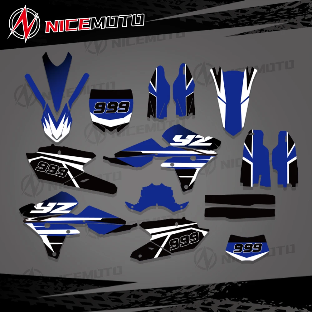 

Custom Team Graphics Backgrounds Decals Stickers Kit For YAMAHA 2016-2018 WR450F 2015-2018 YZ450FX