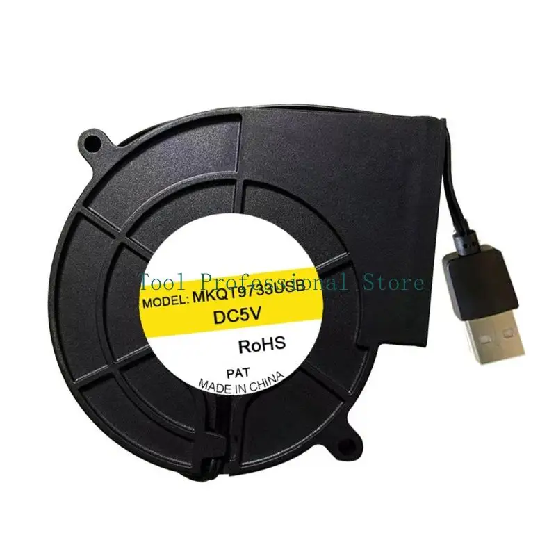 57QF Powerful 4000RPM USB Blower Fan For Electronic Devices And Outdoor Cooking
