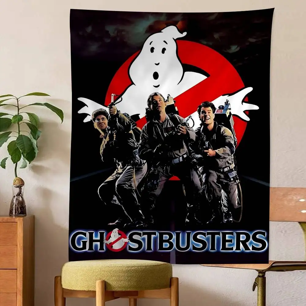 Classic Comedy Film G-Ghostbusters Colorful Tapestry Wall Hanging Cheap Hippie Wall Hanging Bohemian Wall Tapestries Wall