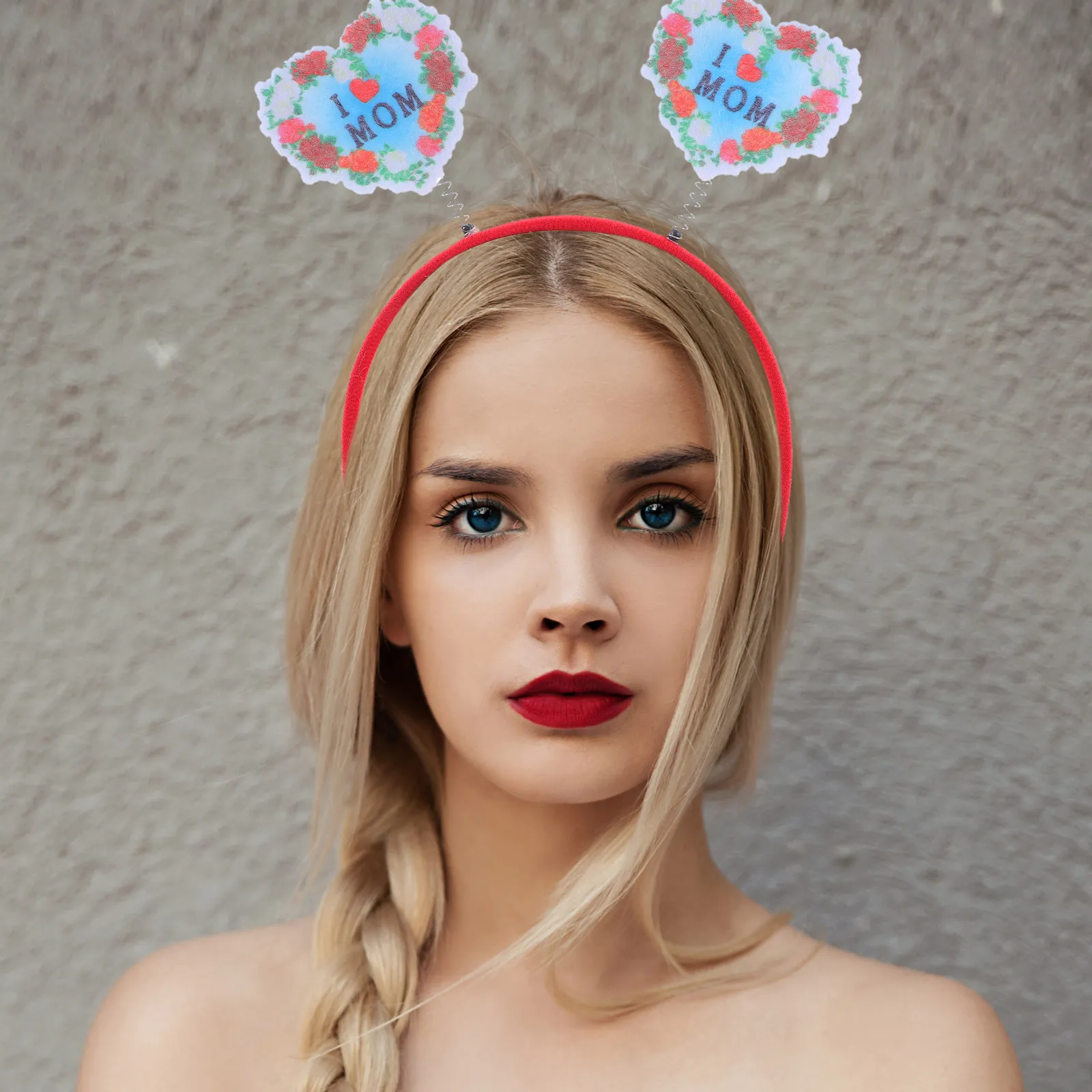 

Набор из 3 ободков для волос ко Дню матери: цветы и сердца, украшения для вечеринок, реквизит для фотосессий, декор ко Дню матери, реквизит для фото для мамы