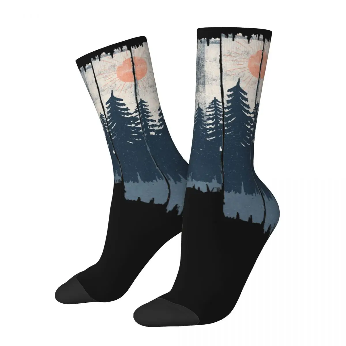 

A Fox In The Wild Design All Season Socks Stuff for Men Women Cozy Sock