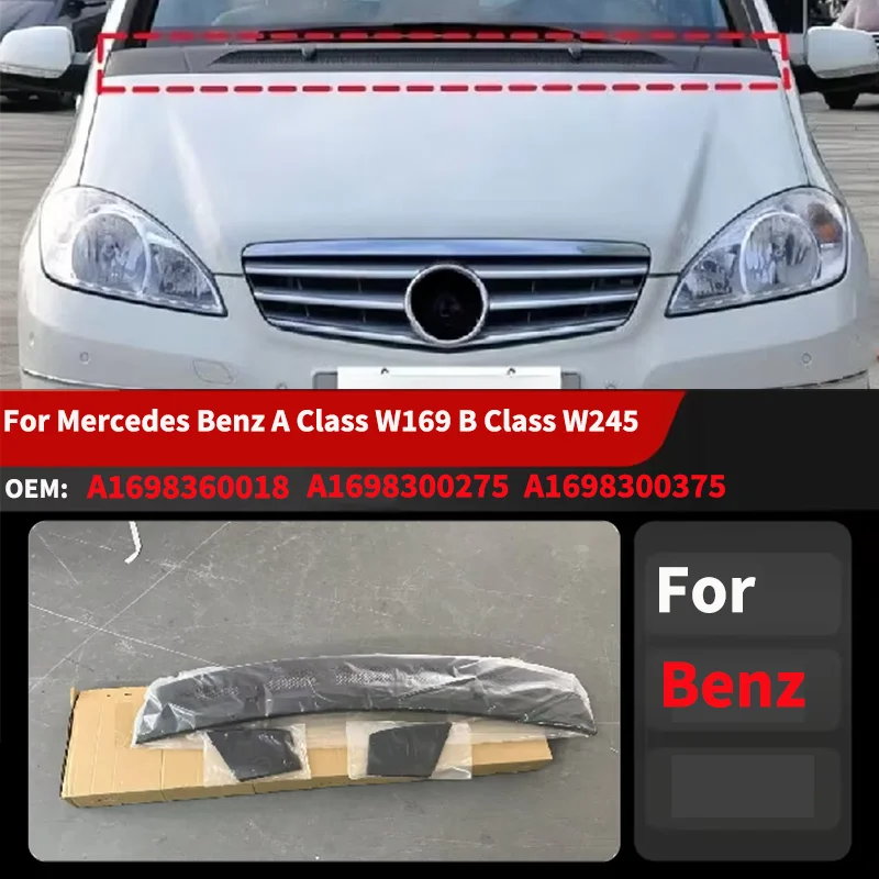 For Mercedes Benz A Class W169 B Class W245 New 3pcs Car Front Water Drain Cover Accessories A1698360018 A1698300275 A1698300375