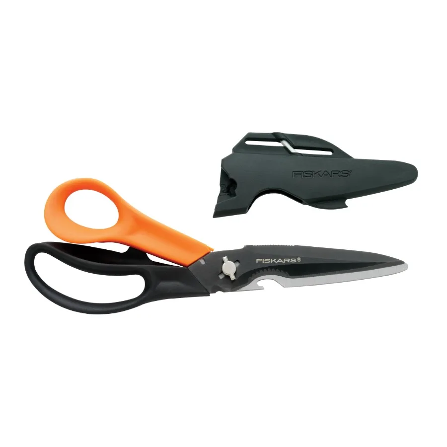 

Multipurpose Straight Blade Garden Shears, Black and Orange
