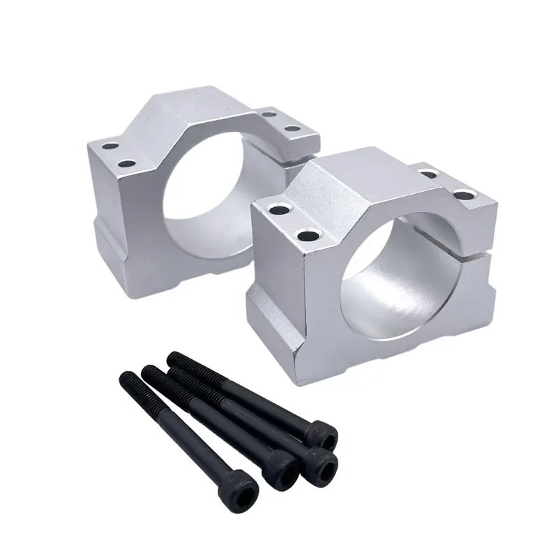 Spindle Motor Mount Bracket Spindle Fixture for ER11 300W 400W 500W Cast Aluminum Bracket with Screws 45mm 52mm