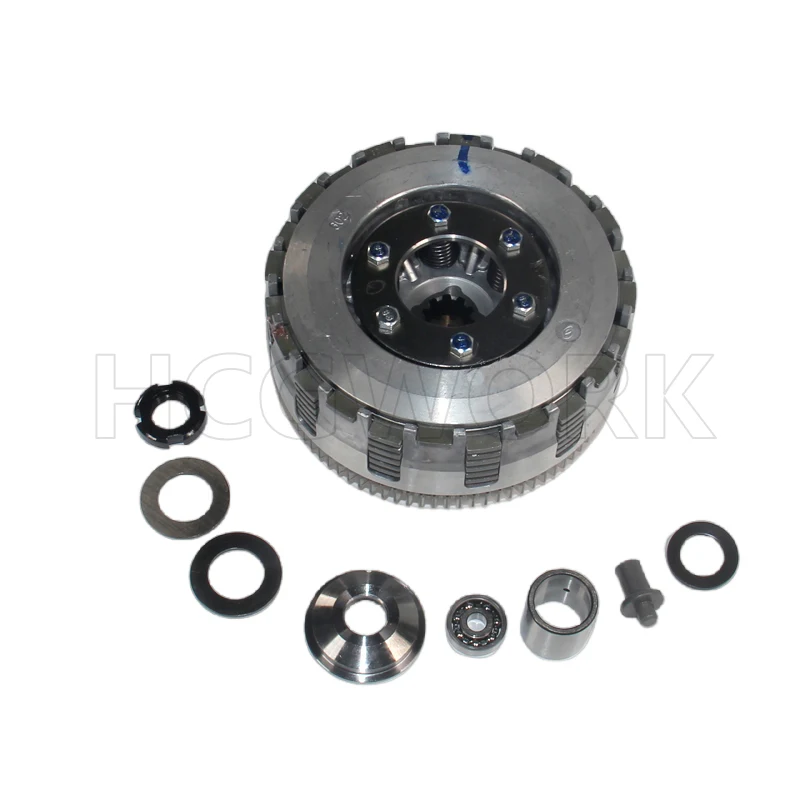 

1 Set Motorcycle Clutch Assembly for Loncin Voge 300r 300rr 300ac 300ds 300gy Black / Other Color Engine Genuine Parts