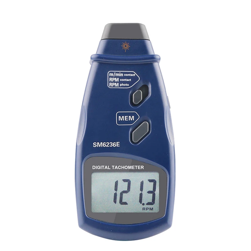 

Photoelectric Tachometer Handheld Electronic Photo Tachometer Max Min Last Data Memory Speedometer Speed Measurement Tools
