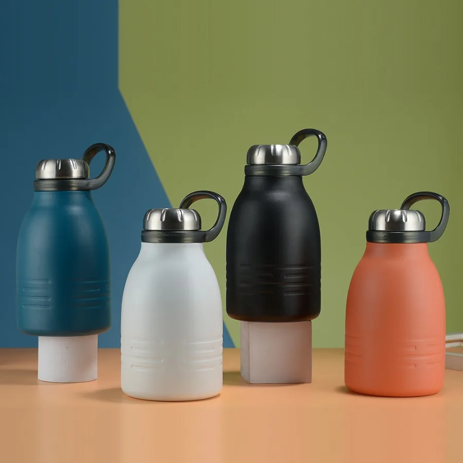

Stainless steel straw outdoor portable travel thermos car-mounted minimalist handheld large-capacity thermos flask