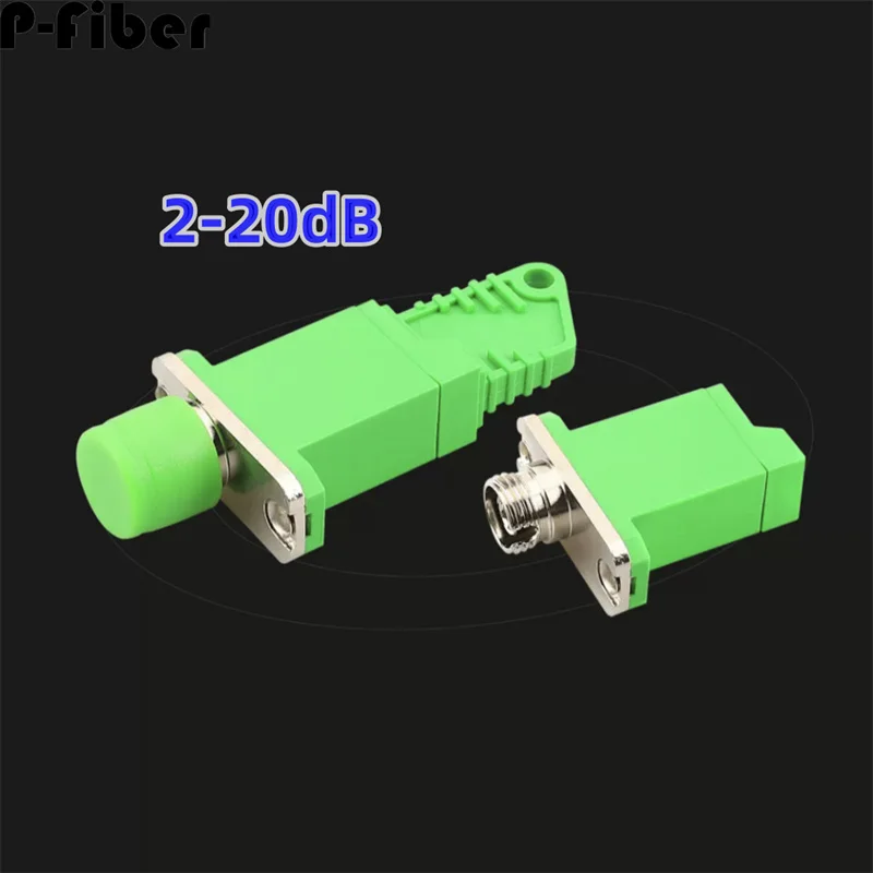 

fiber optic attenuator E2000/APC-FC/APC female to female 2-20dB flange FF coupler APC optical attenuation FTTH 5db 10db 5pcs