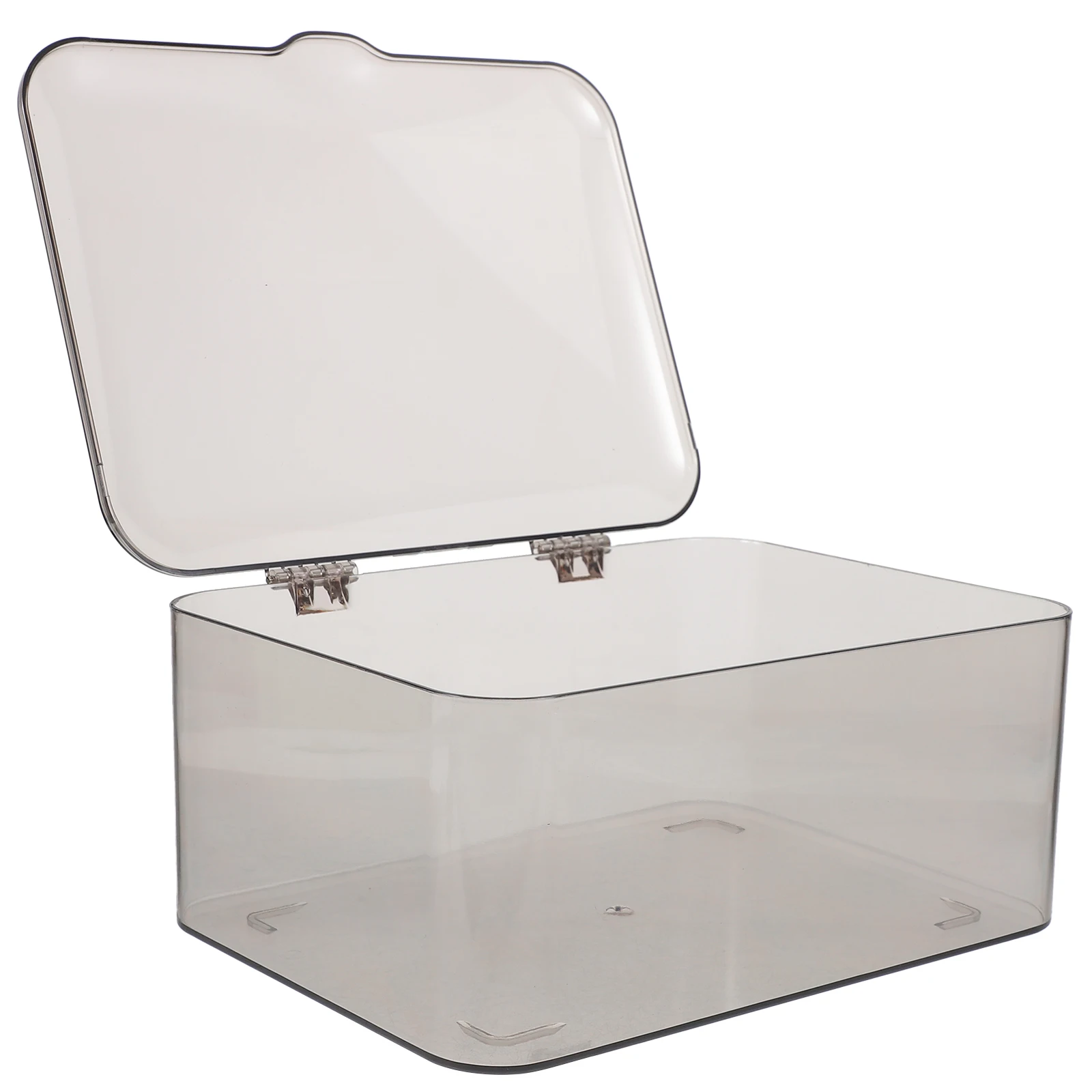 

Tea Set Storage Box Clear Storage Box Desktop Makeup Storage Case Office Storage Case Storage Bin Lidded Container Box