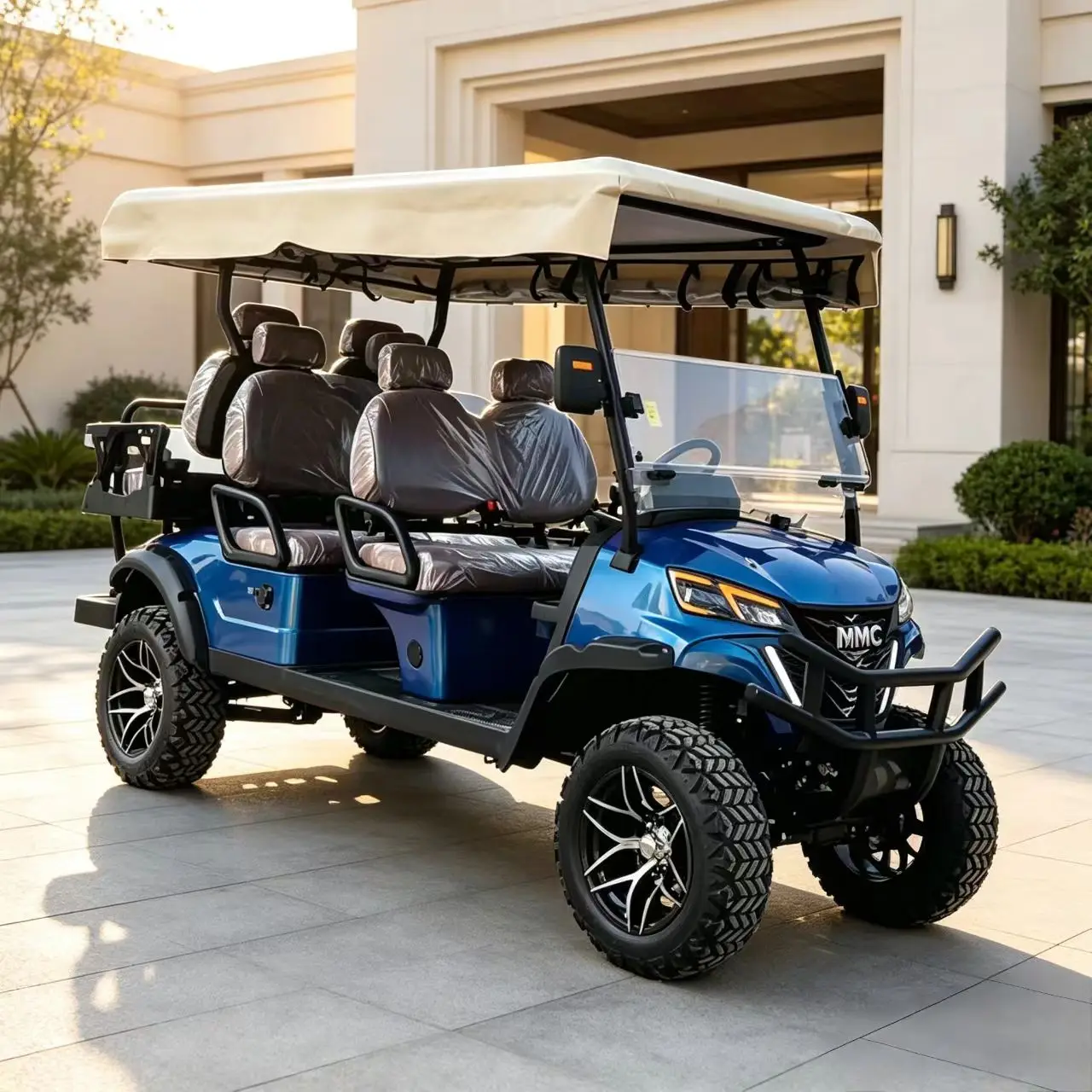 2026 4WD New Energy 2 4 6 8 Seater Customized 48/60/72V Lithium Ion Battery 4000W/5000W/7000W Electric Golf Cart