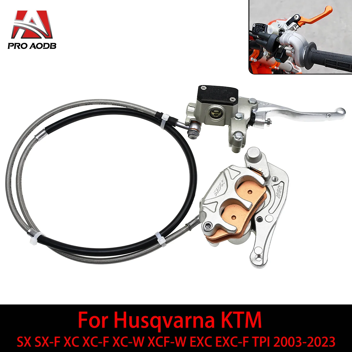 

7/8" 22mm Motorcycle Handles Front Brake Pump Master Cylinder For Husqvarna Gas Gas KTM SX SX-F XC XC-F XC-W XCF-W EXC EXC-F